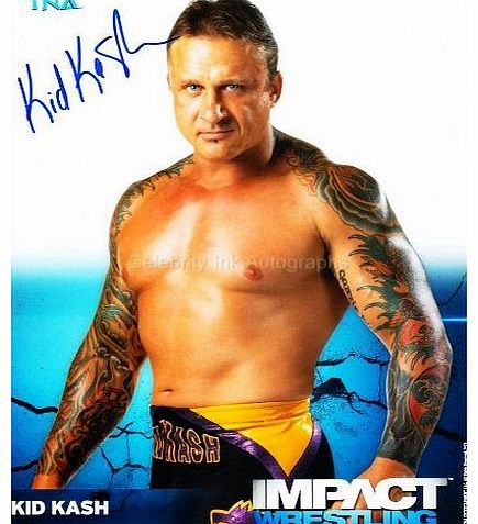 Wrestling Autographs KID KASH aka David Cash - WWE / TNA Wrestler GENUINE AUTOGRAPH