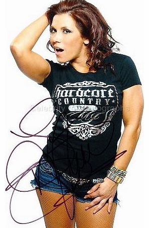 Wrestling Autographs MICKIE JAMES - WWE/TNA Wrestling Diva GENUINE AUTOGRAPH