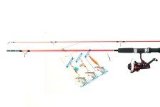 WSB Tackle Fishing Kit - Spinning. Includes Rod, Reel, Spinners