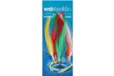 WSB Tackle Mackerel Feathers 6 Hook - Coloured
