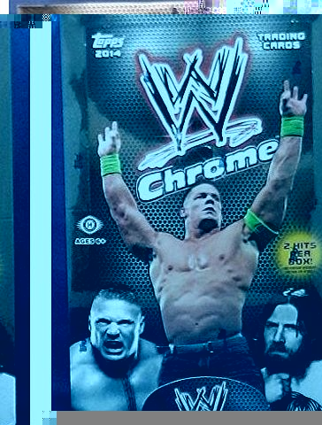 WWE 2014 Topps WWE CHROME Sealed HOBBY BOX 24 Packs - 2 HITS PER BOX