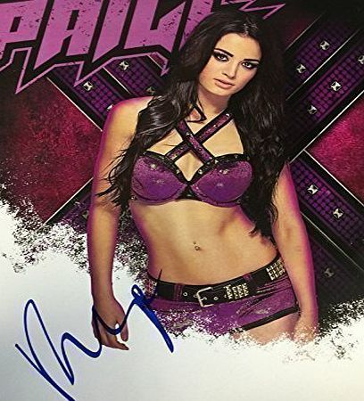 WWE PAIGE HAND SIGNED AUTOGRAPH 11`` x 14`` PHOTO POSTER