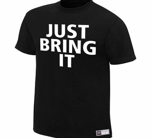 WWE The Rock ``Brahma Bull`` Authentic T-Shirt, Black, 3XL
