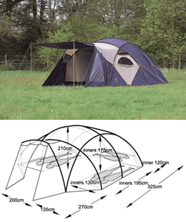 Wynnster Condor Plus 6 Tent