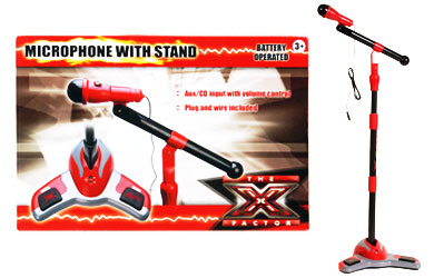 X Factor Centre Stage Mic and Stand