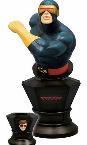 X Men Kotobukiya ~ X-Men Classic Cyclops Fine Art Collectable Bust ~ 8 inch Collectable Action Figure