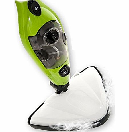 X10 10 in 1 Multi Purpose Upright Steam Mop amp; Hand Held Steamer Cleaner - With Variable Steam Control - Includes Accessories. Ideal for Cleaning a Range of Surfaces such as Floors, Windows, Alloys