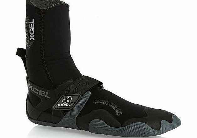 Xcel 5mm Infiniti Round Toe Wetsuit Boots - Black