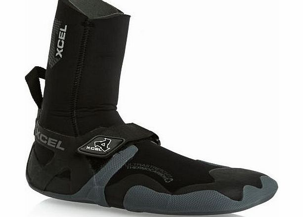 Xcel 7mm Infinity Round Toe Wetsuit Boots - Black