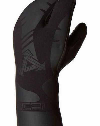 Xcel Infiniti 5mm 3 Finger Wetsuit Gloves - Black