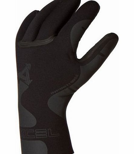 Xcel Infiniti 5mm 5 Finger Wetsuit Gloves - Black