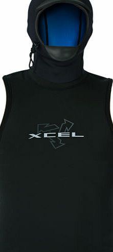 Xcel Mens Xcel Hooded Polypro Sleevless Thermal