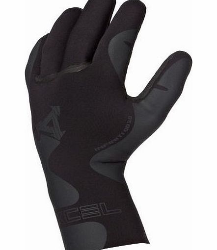 Xcel Mens Xcel Infiniti 5 Finger Wetsuit Gloves - 3mm