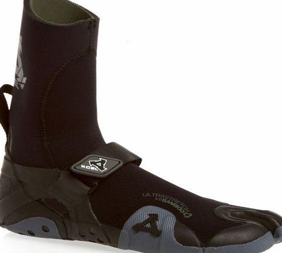 Xcel Mens Xcel Tek 5mm Split Toe Wetsuit Boots - Black
