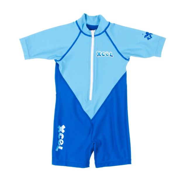 Xcel Toddlers 2 Colour Short Sleeve Rash Vest -