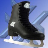 Xcess Fashion Black Wide Fit Ice Skates - UK2