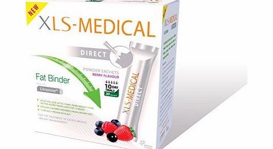 XLS Medical Fat Binder Direct Weight Loss Aid - 10 Day Trial Pack, 30 Sachets
