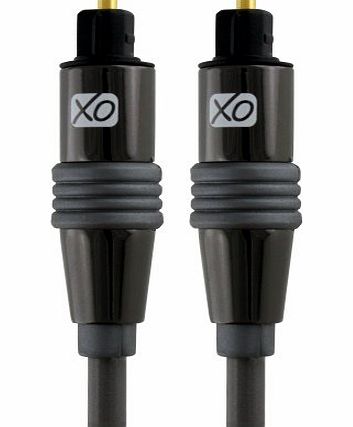 Digital Optical Toslink Cable 2m / 2 Metre Premium Install Series - suitable for PS3, PS4, XBOX One, Sky HD, LCD, LED, Plasma, Blu-ray, Home Cinema Systems, AV Amps
