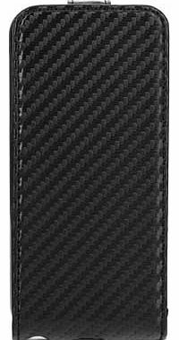 Flipcover Carbon for iPhone 5S - Black