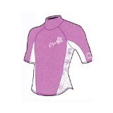 Girls OSX Osprey Wetsuit Rash Vest Pink 12-14