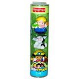 3pk Fisher Price Little People Figures - pig, boy, girl