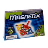 Mega Bloks 2811 Magnetix Primary Colours Box 35Pcs Set