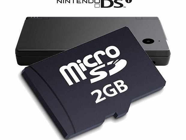 Xylo 2GB Xylo Micro SD Memory Card for Nintendo DSi Handheld Games Console. Comes with Adaptor.