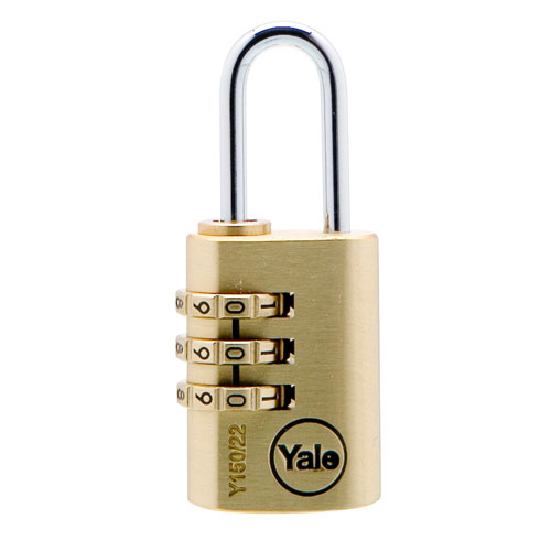 Yale Combination 20mm Brass Padlock