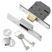 Yale Door lock - 5 lever deadlock chrome 2.5