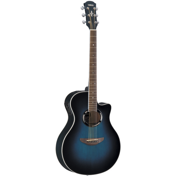 Yamaha APX500FM Electro Acoustic Guitar Blue Burst