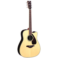 Yamaha FGX730SCA Electro Acoustic Guitar Natural