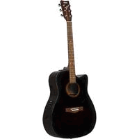 Yamaha FX370C Electro Acoustic Guitar-BK