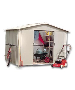 Deluxe Metal Garden Shed - L2.67/W2.85m
