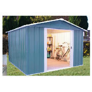 Titan Metal Apex Shed 10x8 with Floor