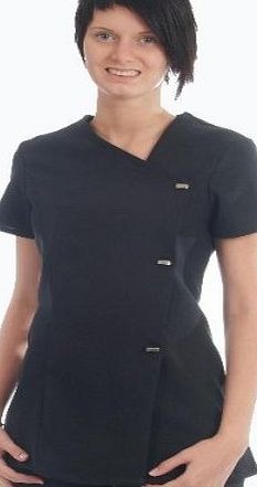 Yarmo Beauty Salon Uniform Tunic TU11 - Size: size 14 / 38`` / 97cm - Color: black