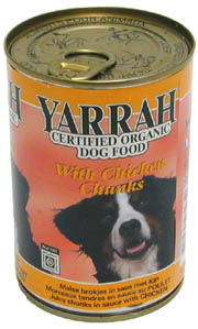Yarrah Organic Dog Food 400g Can