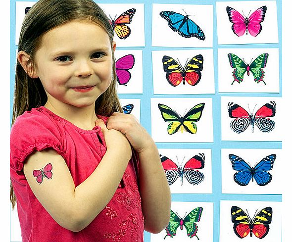 Beautiful Butterfly Tattoos - Pack of 24