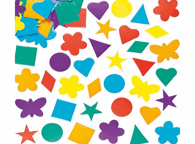 Coloured Card Shapes Value Pack - Pack of 2000