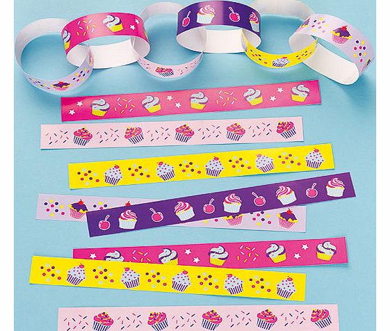 Cupcake Paper Chains - Pack of 240