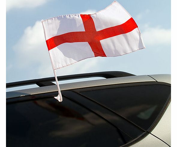 Yellow Moon England Car Flags - Pack of 16