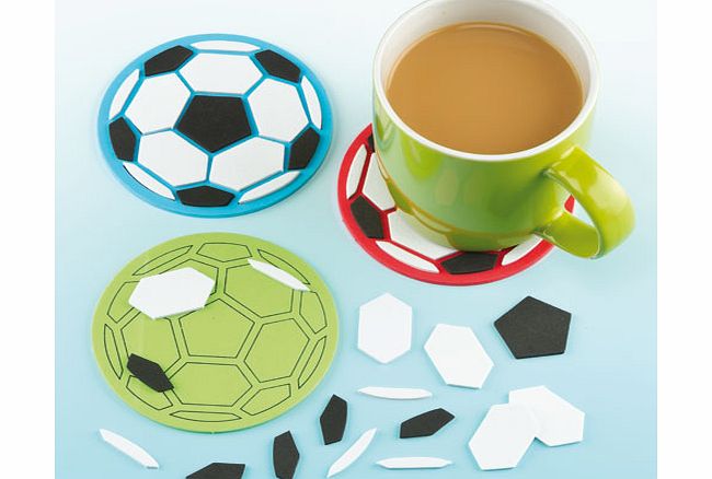 Football Mosaic Coaster Kits - Pack of 6