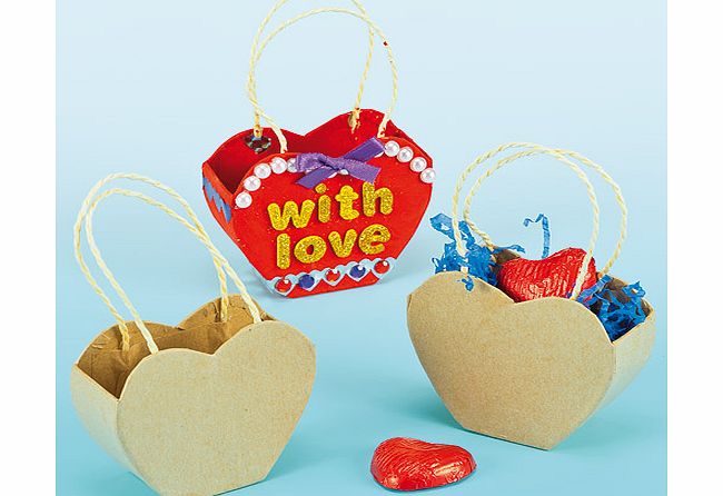 Heart Craft Baskets - Pack of 5