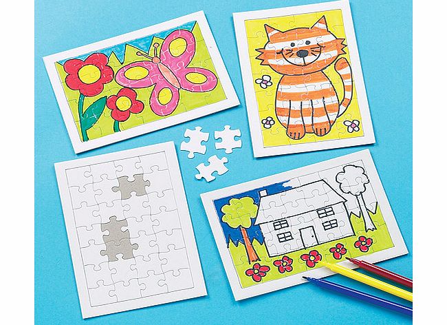 Jigsaw Puzzle Blanks - Pack of 6