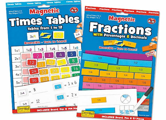 Magnetic Maths - Magnetic Fractions (Age 6+)