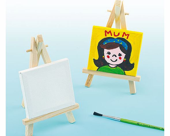 Mini Canvas With Easel - Pack of 2