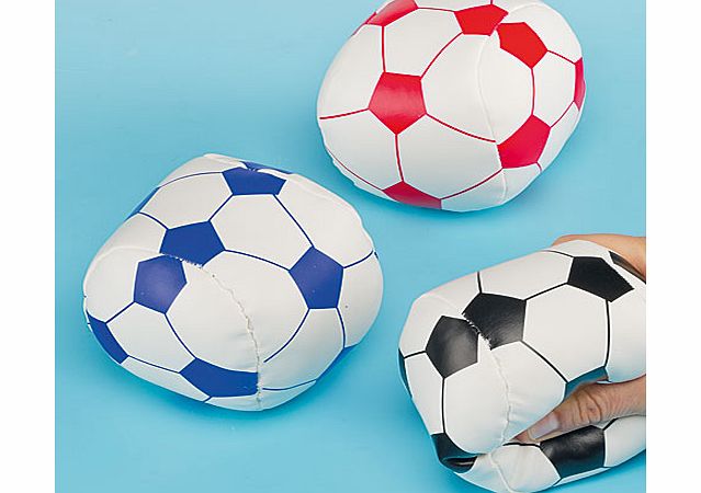 Mini Soft Footballs - Pack of 3