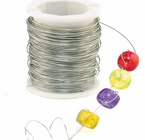 Silver Beading Wire - 15m reel