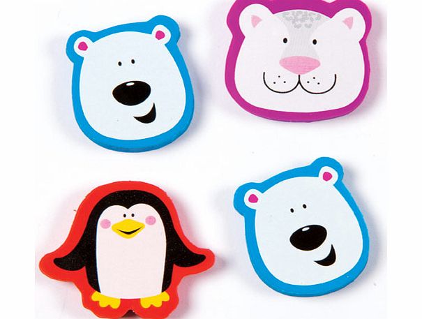 Snow Pals Erasers - Pack of 12