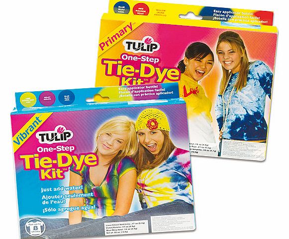 Tulip 1 Step Tie Dye Kits - Vibrant