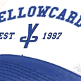 Yellowcard White/Blue Flex Baseball Cap